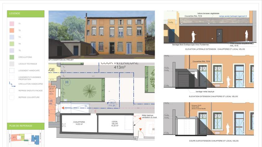RENOVATION RESIDENCE LANGERON - EXTENSION CHAUFFERIE ET AMENAGEMENT COUR INTERIE