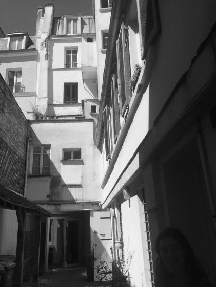 Façade arrière de l'aile sur rue