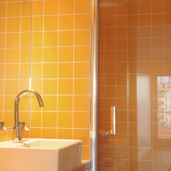 Détail salle de douche