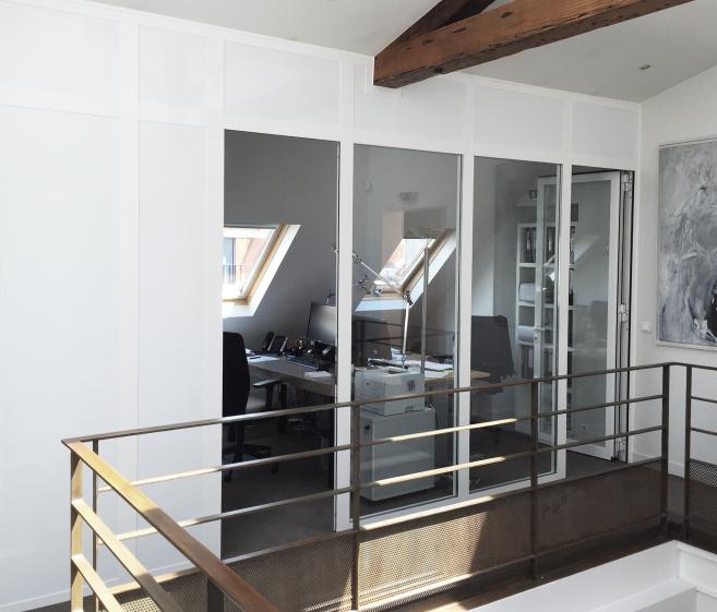 Nouveaux bureaux en combles