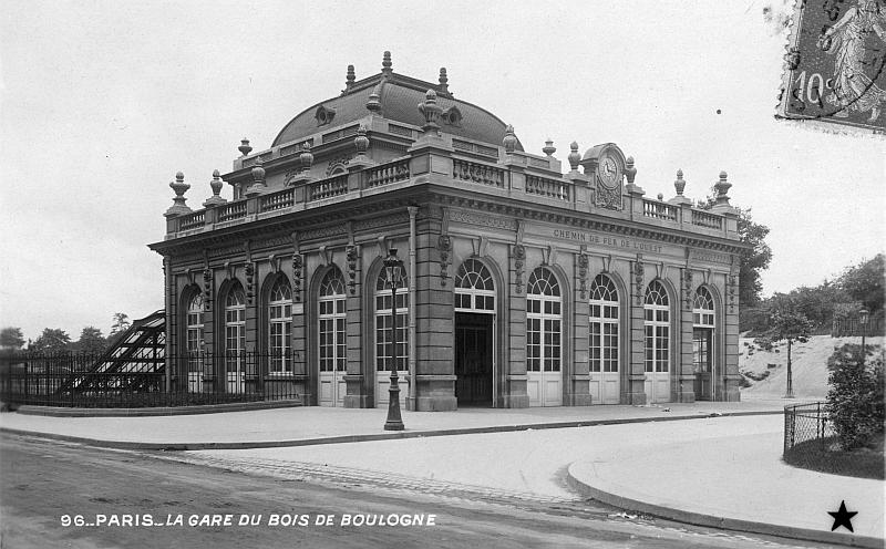 Gare du Bois de Boulogne en 1900