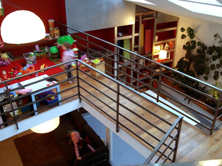 Mezzanines sur pièce de vie