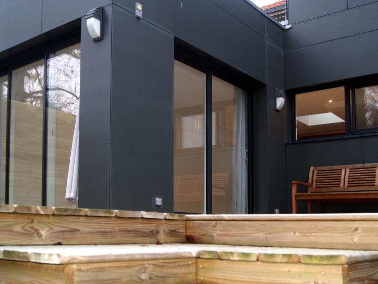 Extension et terrasse