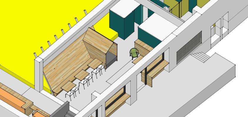 Proposition d'aménagement espace détente BLOCABRAC