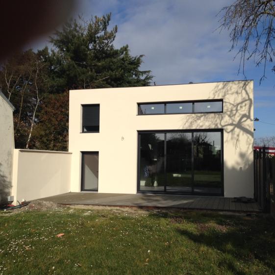 Façade sur jardin