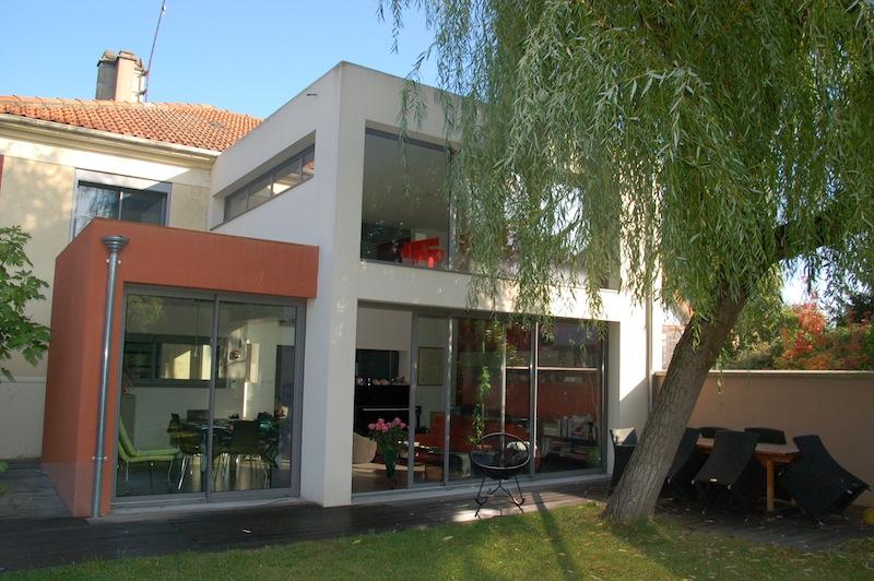 Façade côté jardin