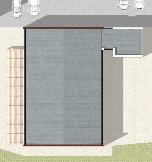 Plan masse du gymnase