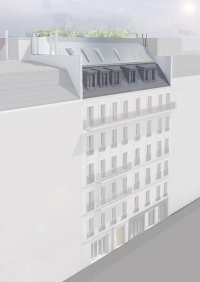 Perspective sur rue