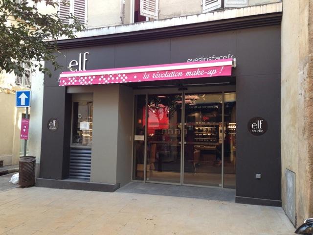 Boutique de vente de cosmétique ELF Aix-en-Provence
