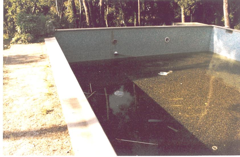 Avant rénovation, piscine 1