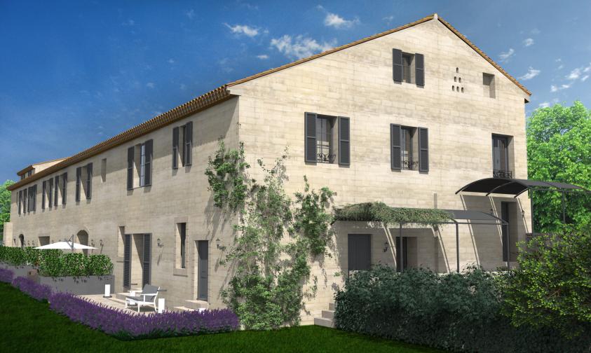 Réhabilitation de la ferme - Façade nord 01