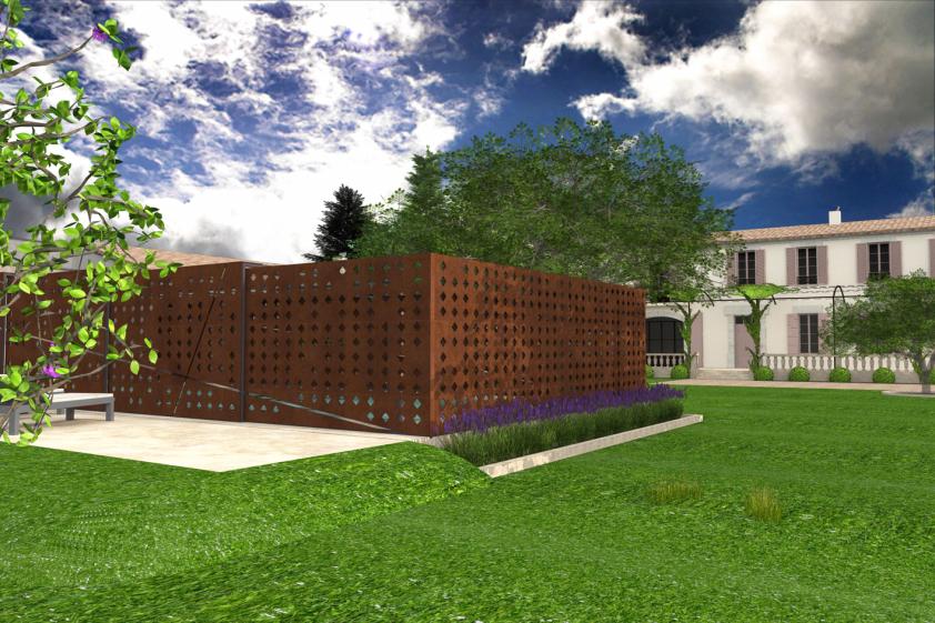 Rénovation et extension d’un mas - Vue extérieure 02