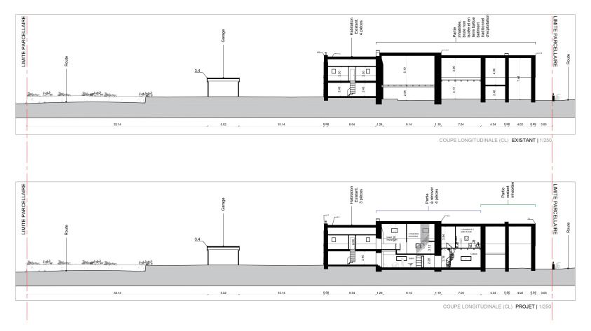 Façade avant / après