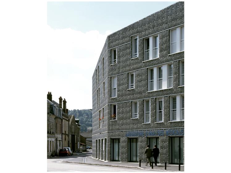 MGAU / Les Galets - Façade côté rue / M. Denancé (c)