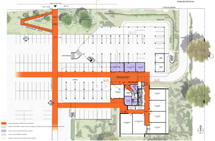 Plan rez-de-jardin