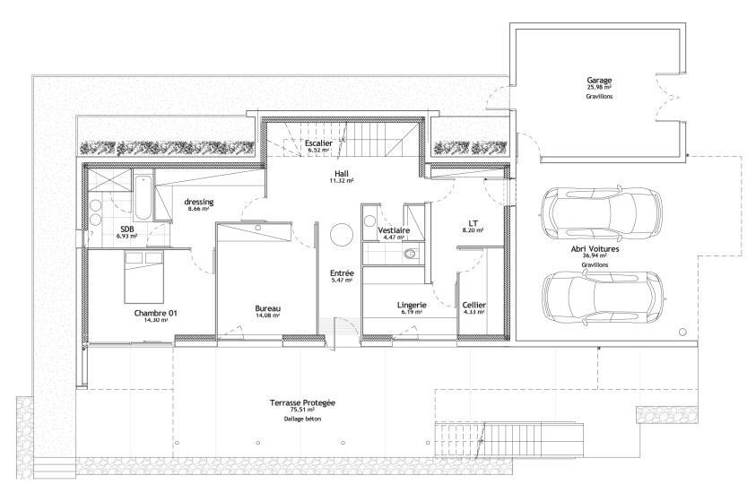 Plan du rez-de-chaussée