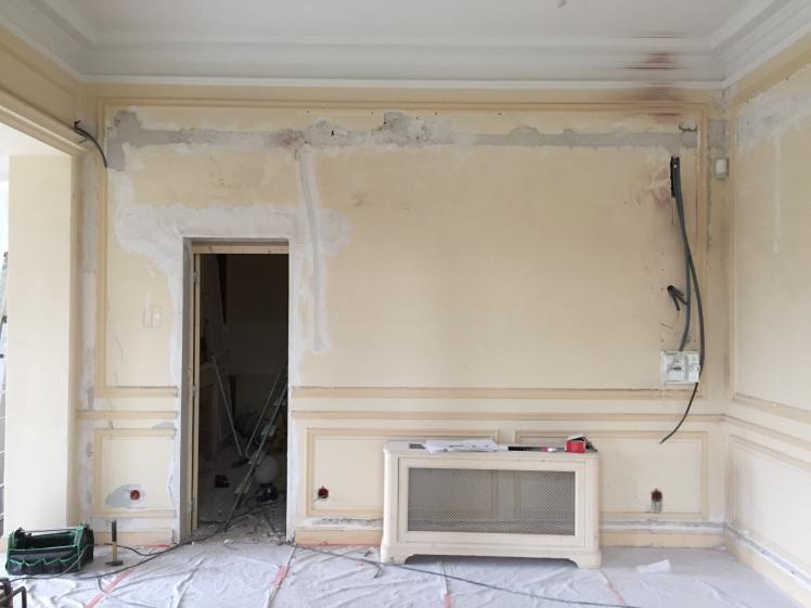 Salon  - Pendant Travaux