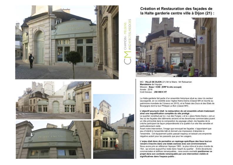 CRECHE DU CENTRE VILLE A DIJON - ERP ET SITE OCCUPE - Région Bourgogne-Franche C