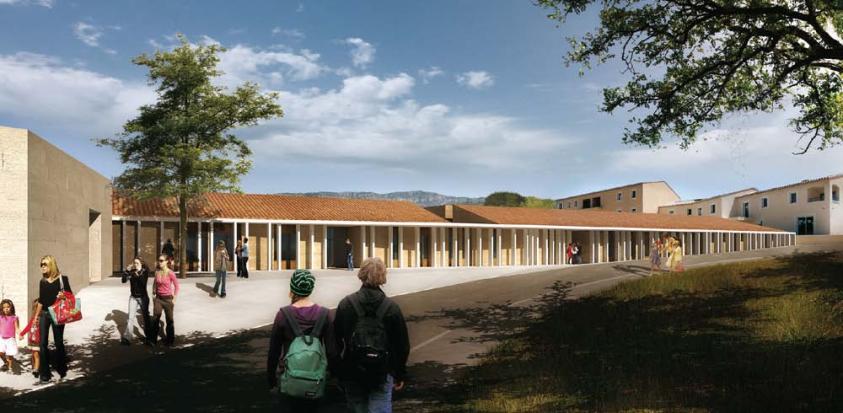 Vue Extérieure Ecole et Espace Thyde Monnier