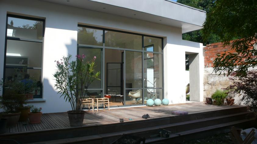 Extension maison montreuil humbert architecte