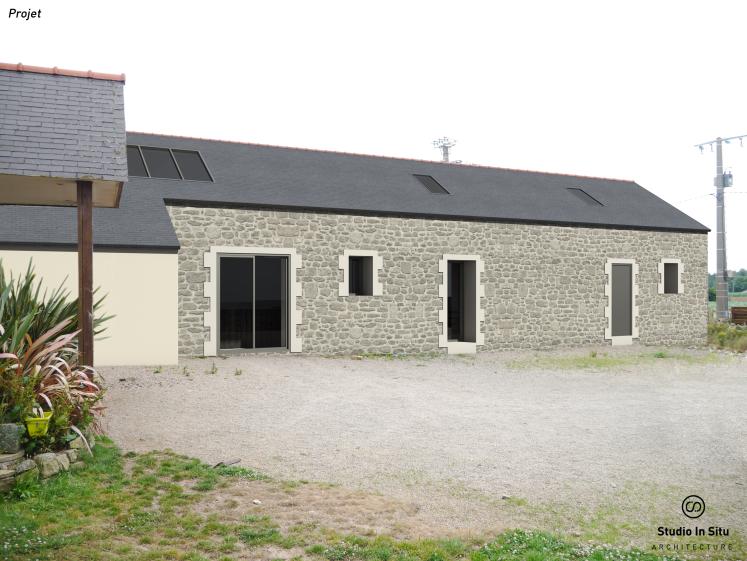 Insertion 3D du projet - Façade Sud (APRÈS)