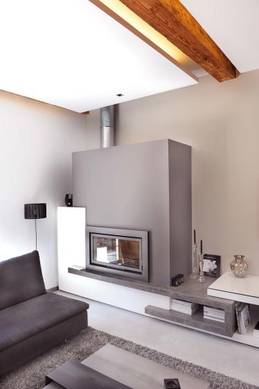 Réhabilitation et extension à Noyarey: intérieur