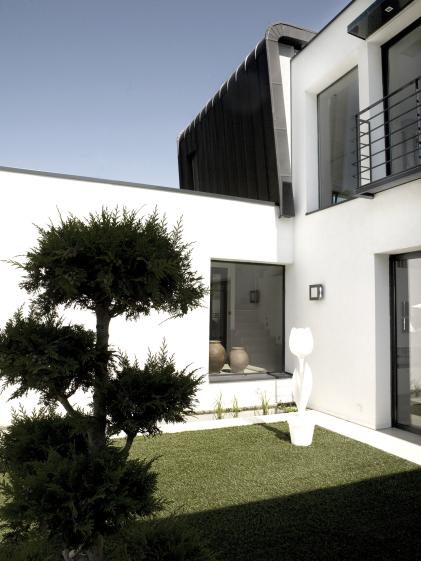 Construction d'une maison individuelle à Corenc 01 : extérieur