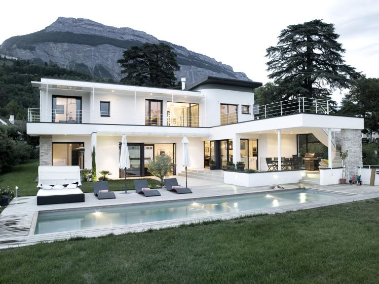 Construction d'une maison individuelle à Corenc 01 : extérieur