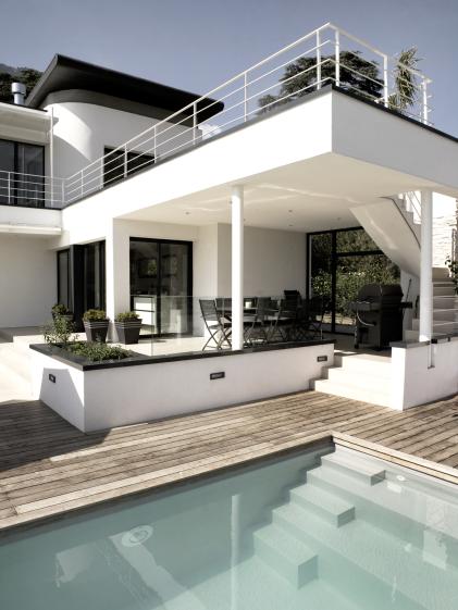 Construction d'une maison individuelle à Corenc 01 : extérieur