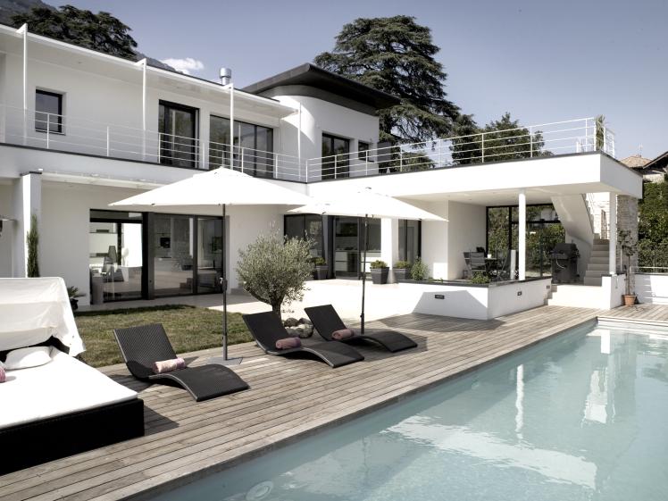 Construction d'une maison individuelle à Corenc 01 : extérieur