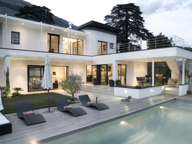 Construction d'une maison individuelle à Corenc 01 : extérieur
