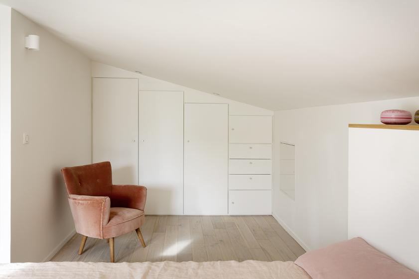 une chambre cosy sous les toits
