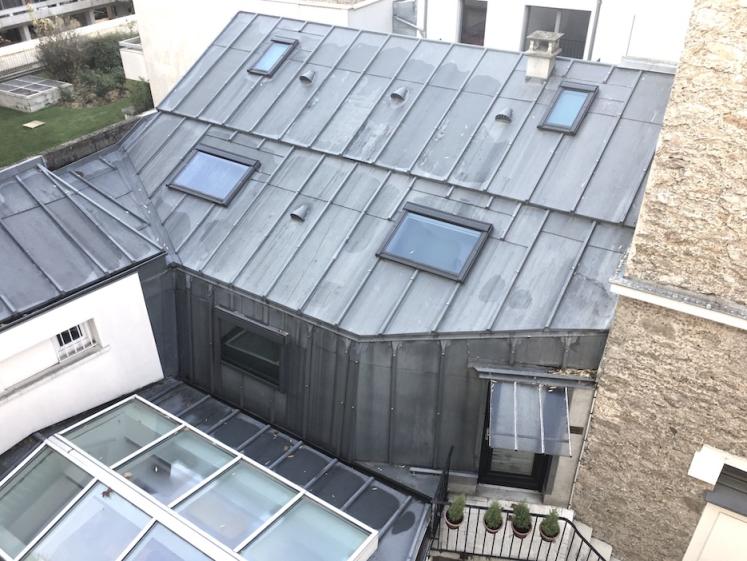 Vue de la toiture après travaux