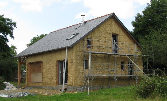 Construire en ossature bois et paille - Conception Architecture Anne Favry