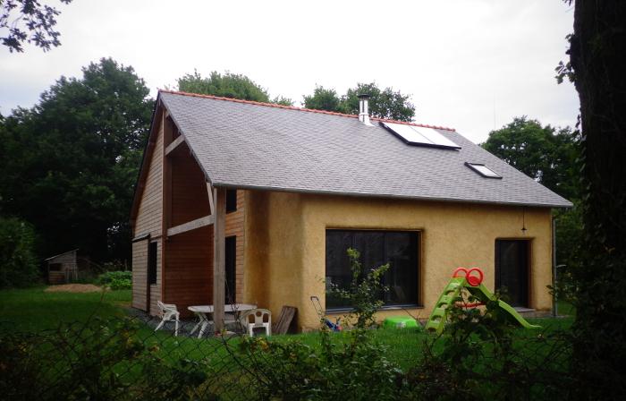 Construire en ossature bois et paille - Conception Architecture Anne Favry