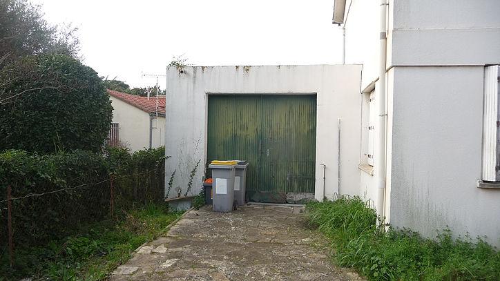 Vue du garage avant travaux