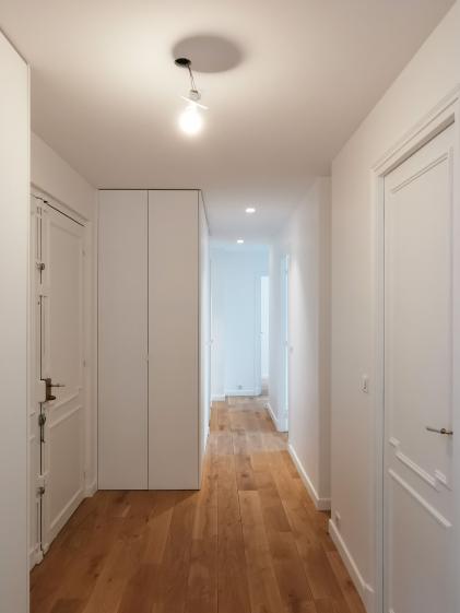 Entrée appartement rénové