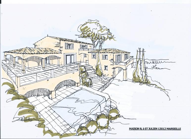 avant projet maison à marseille