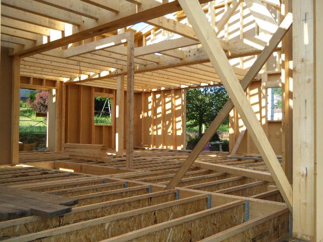 Chantier ossature bois