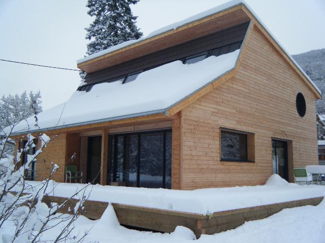 Façade Sud et Est en hiver
