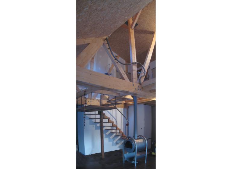 Escalier au coeur de la maison