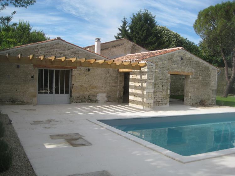 pool house barbecue