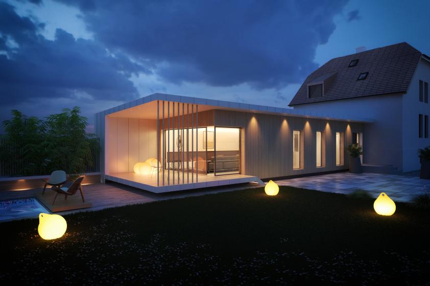 Vue sur l'extension
