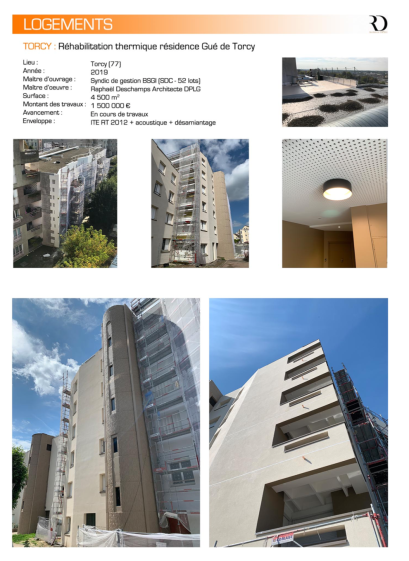 Projet de rénovation thermique Gué de Torcy
