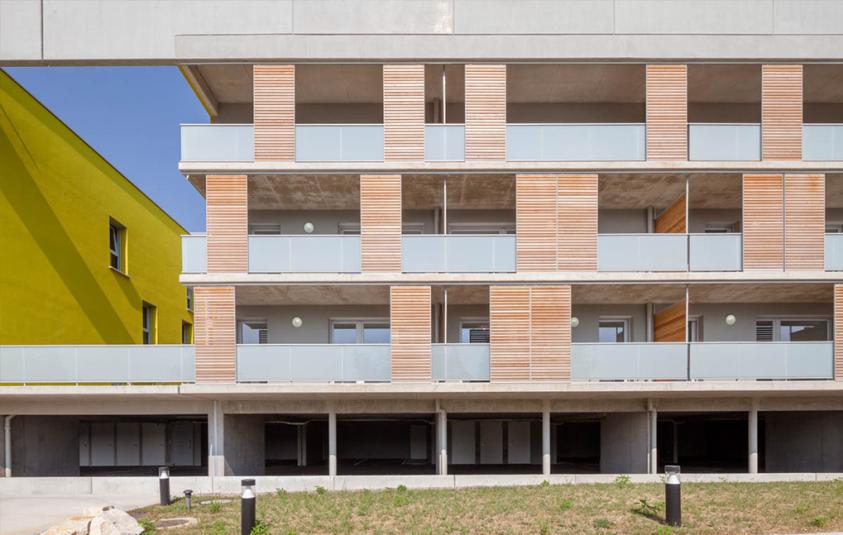 Détail façade sud