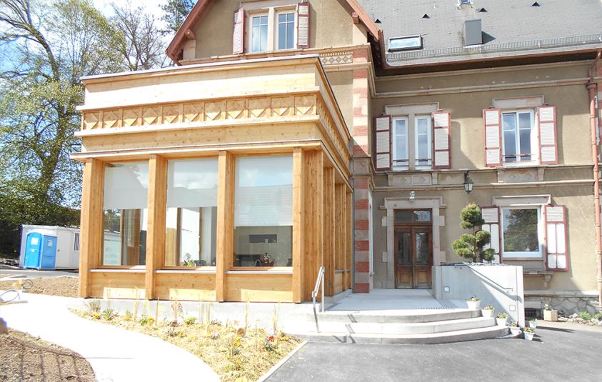 Le château extension réalisée