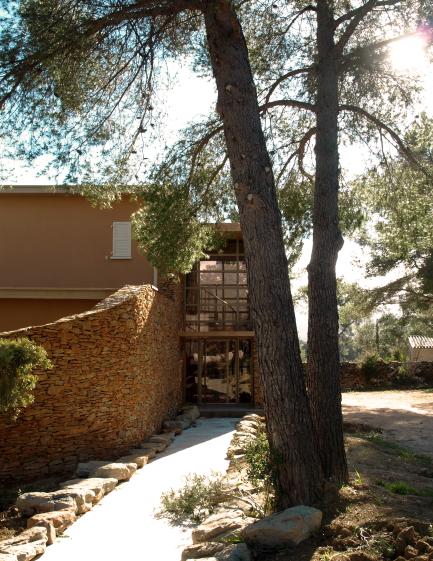Accès à la villa