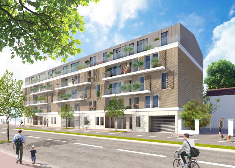 Façade sur l'avenue