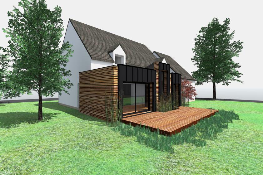 Une extension à Plougoumelen