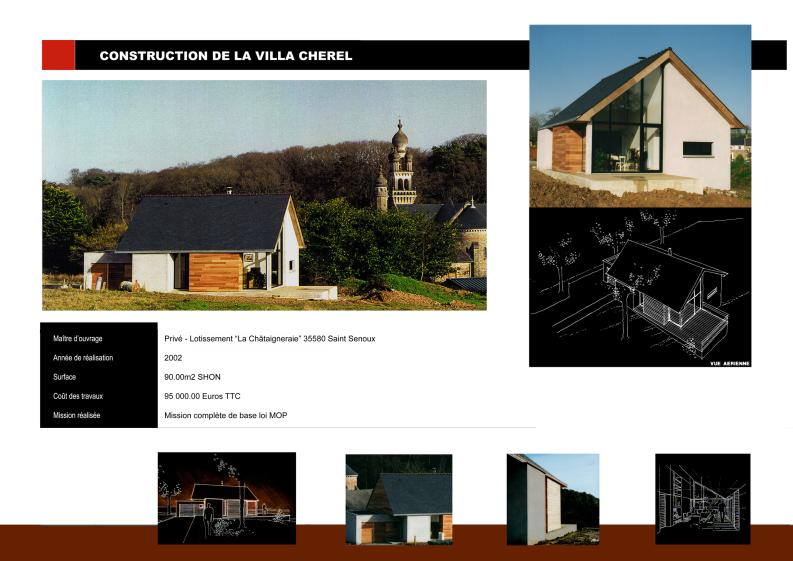 Construction d'une maison d'habitation
